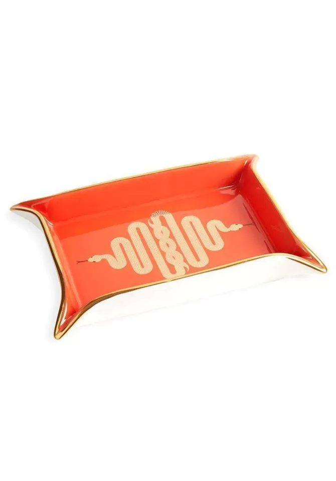 Jonathan Adler Vide Poche Snake Valet Rectangle Pincé Cheap